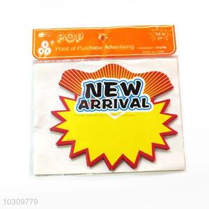 Custom New Arrival POP Price Tag Paper Price Label