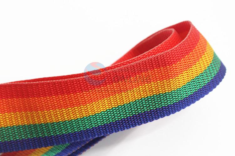 New arrival delicate style rainbow luggage strap
