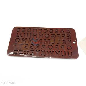 Delicate Design Letter Shape Chocolate Mould Silicone Bakeware