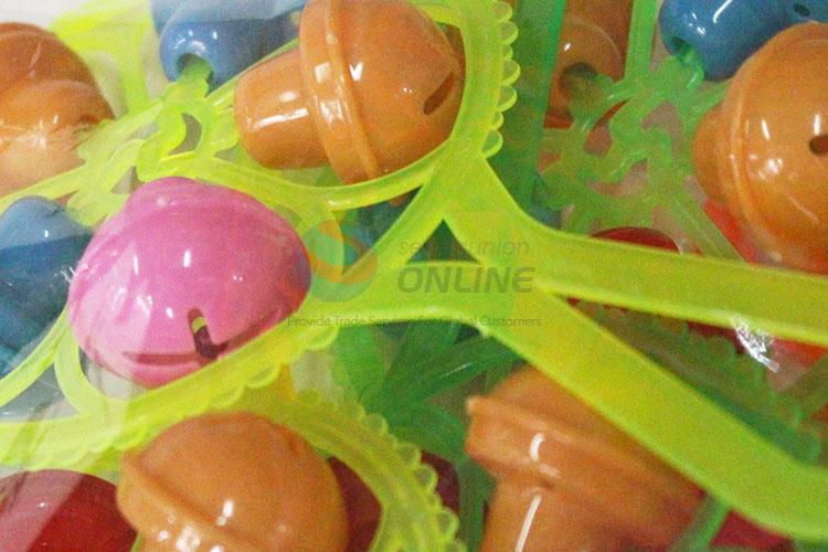High sales colorful plastic bell toys