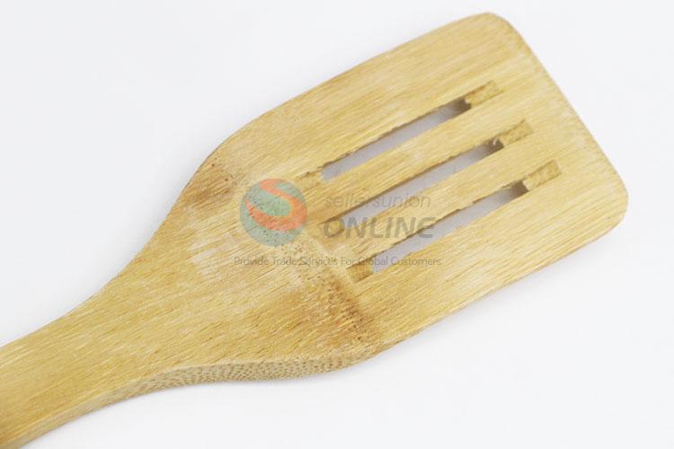 New Arrival Heat Resistant Bamboo Slotted Pancake Turner