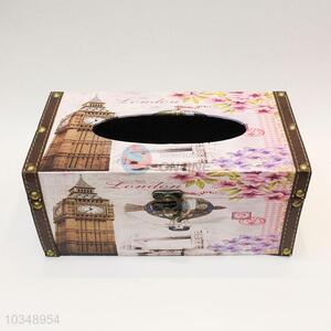 Factory supply archaize tissue box