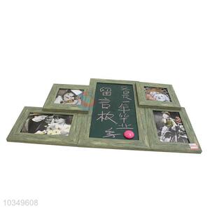 Cheap wholesale ps material combination photo frame with message board