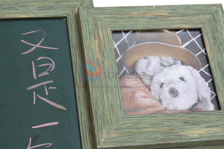 Cheap wholesale ps material combination photo frame with message board