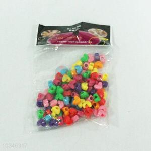 Best low price useful diy colorful heart shape toy beads