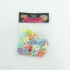 Fashion low price diy colorful butterfly shape toy beads