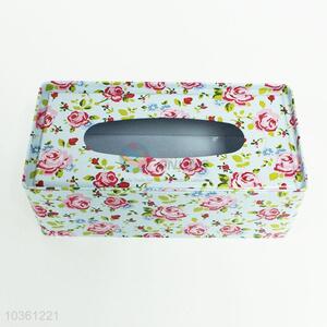 Top Sale Flower Pattern Paper Towel Box