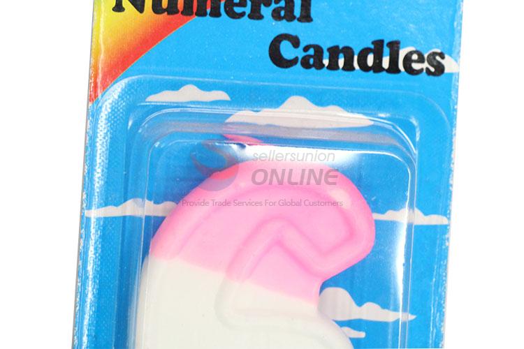 Decorative Nice Numeral Candle/Number 6 Birthday Candle for Sale