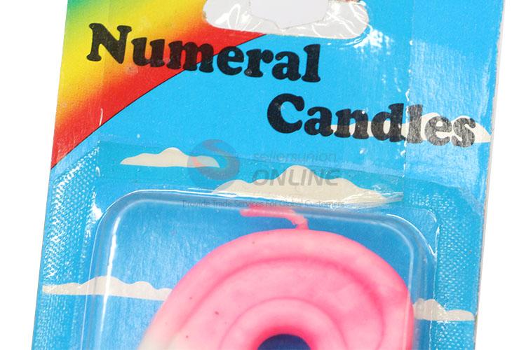 Ornamental Numeral Candle/Number 6 Birthday Candle for Sale