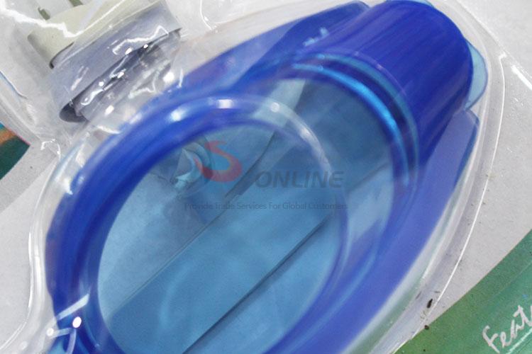 Top quality blue swimming goggle