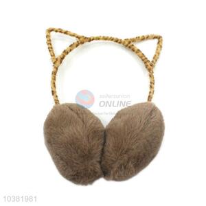 Wholesale winter fuzzy cat ear earmuffs