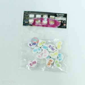Sweet heart plastic beads_20g