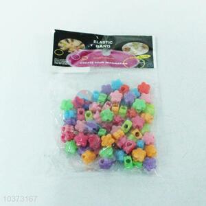 Colorful flower plastic beads_20g
