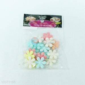 Colorful flower plastic beads_20g