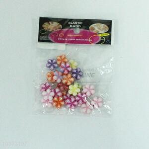 Flower pattern plastic beads_20g