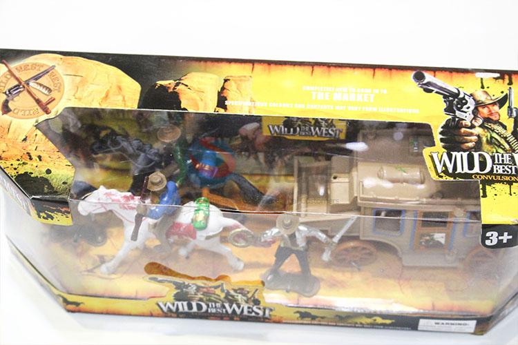 Popular Promotional Toys Western Carriage and West Cowboy