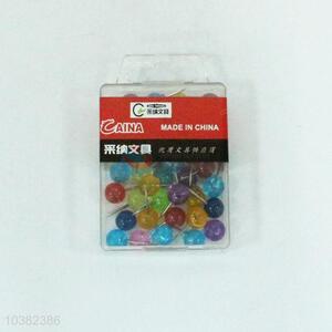 40PC Transparent Color Pushpin