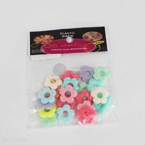 Candy-color flower shape cute plastic beads