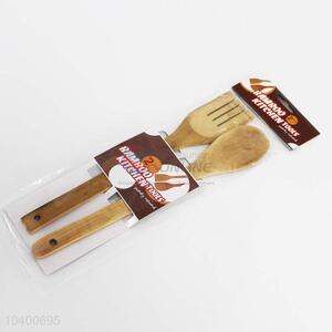 Cheap 2PC  Bamboo Cooking Tools Kitchen Utensils
