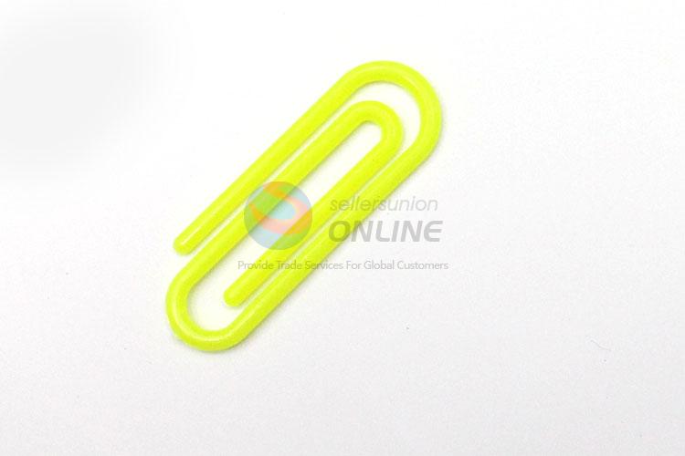 Quality Large Size Plastic Paper Clips in Assorted Colors