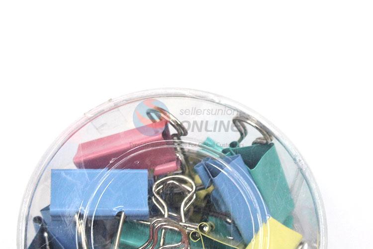 24pcs Lovely Cute Printing Style Metal Binder Clips paper Clips