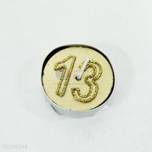 Custom Round Craft Candle Decorative Number Candle