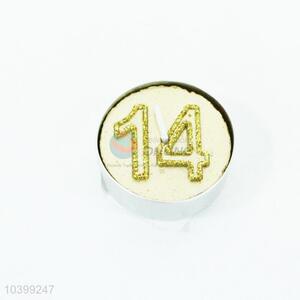 Fashion Design Craft Candle Decorative Number Candle