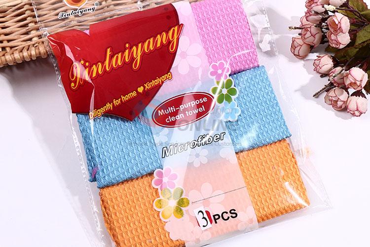 Customized waffle table cleaning towel kitchen cloth