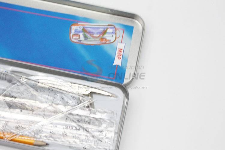 Pencil Case Compasses Ruler Pencil Stationery Set for Promotion