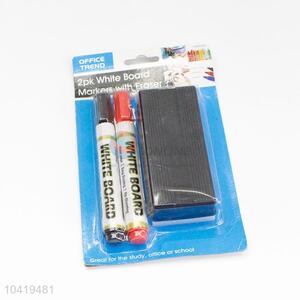 High Quality White Board Marker Pen with Eraser