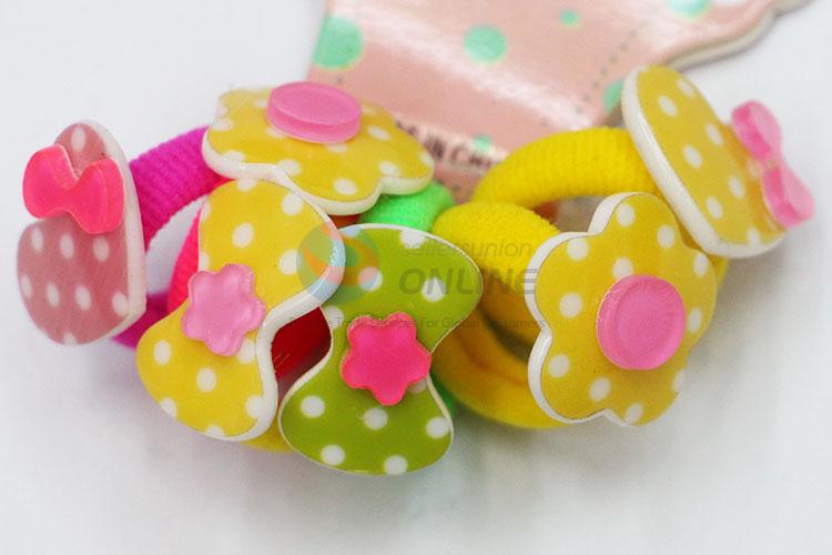 China Supply Colorful Hair Rings Set