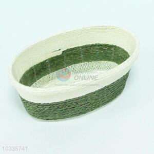 Oval Design Weave Flower Storage Basket