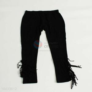 New design factory sales fashion women trousers with tassels