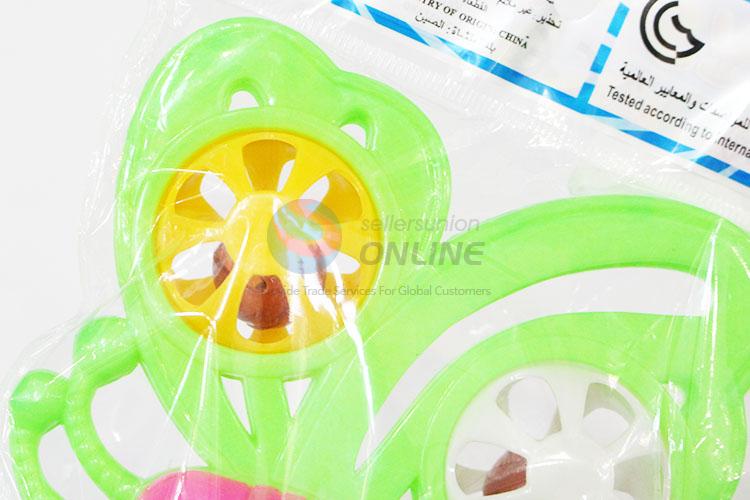 Butterfly Shaped Plastic Baby Rattle Toys for Newborns