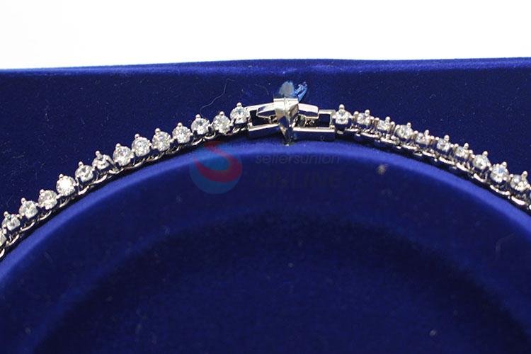 Customized Zircon Necklace&Earrings Set For Wedding