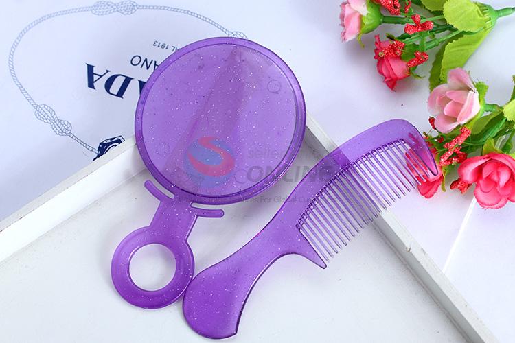 Low price new arrival plastic mirror&comb set