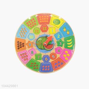 Wholesale cheap wooden compass round puzzle