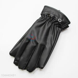 Competitive Price Winter Women Warm Mitten Fashion PU Gloves