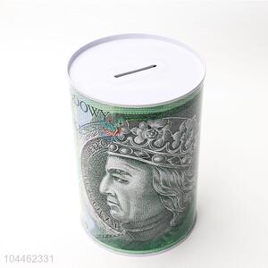 Promotional Gift Round Coin Can Tin Piggy Bank