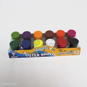 Cheap 12 Colors Round Water Colors