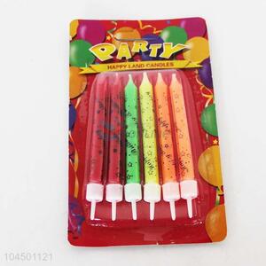 6Factory supply fashion birthday candle
