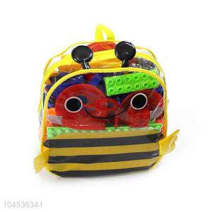 Wholesale 164 Pieces Plastic Building Block With Bee Bag