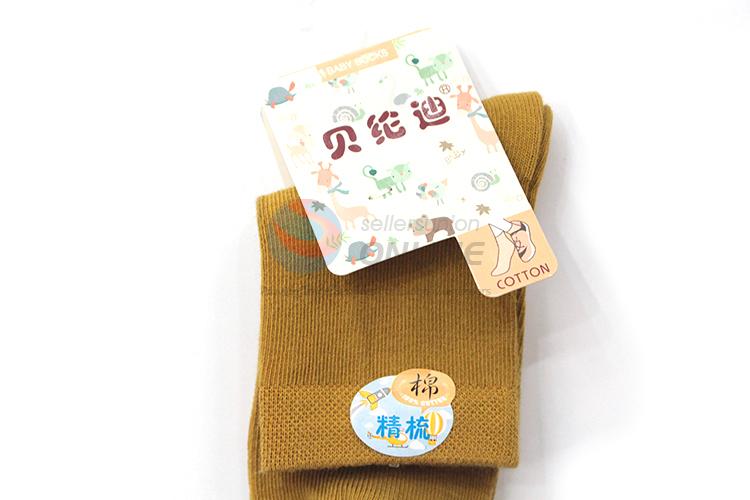 Popular design low price printed children cotton socks
