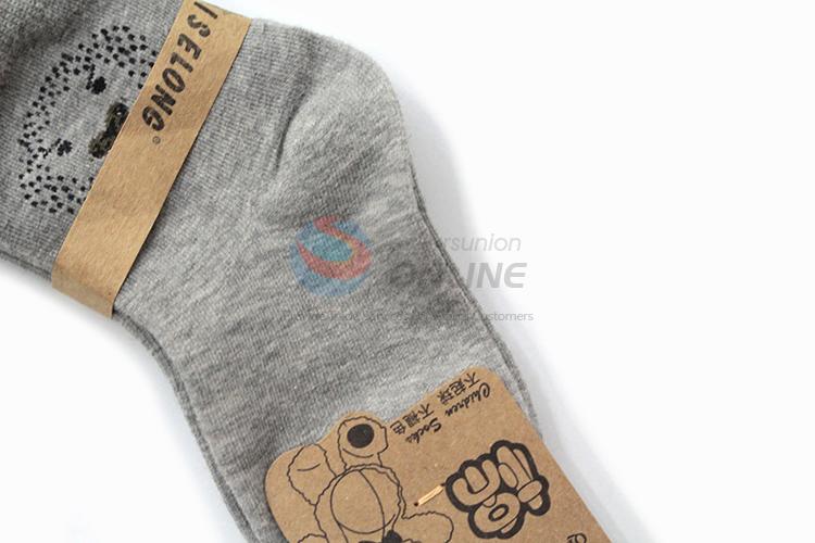 Cheap wholesale high quality printed children cotton socks