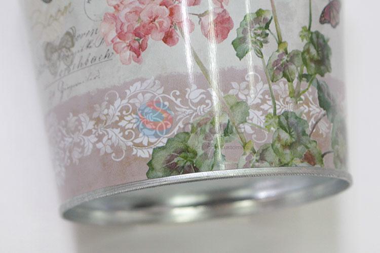 Superior quality tinplate flower pot