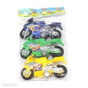 Cheap Price Plastic Pull-Back Vehicle Colorful Motorcycle