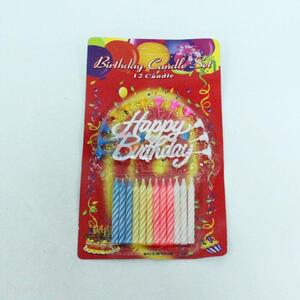 Top sale cheap birthday candle 12pcs