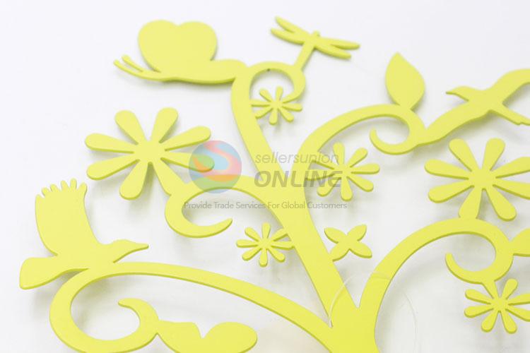 Normal Low Price Green Color Tree Shaped Wrought Iron Frame