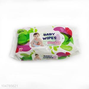 Wholesale Cheap Price 80 Pcs Baby Wipes Wet Tissue Cleaning Wipes