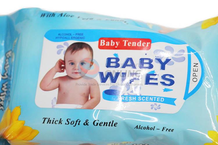 Factory Supply 80 Pcs Baby Wipes Wet Tissue Cleaning Wipes